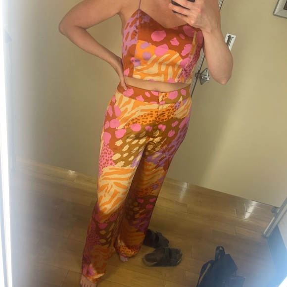 Christian Lacroix Wide Leg Pants and Top Set - Picture 11 of 11